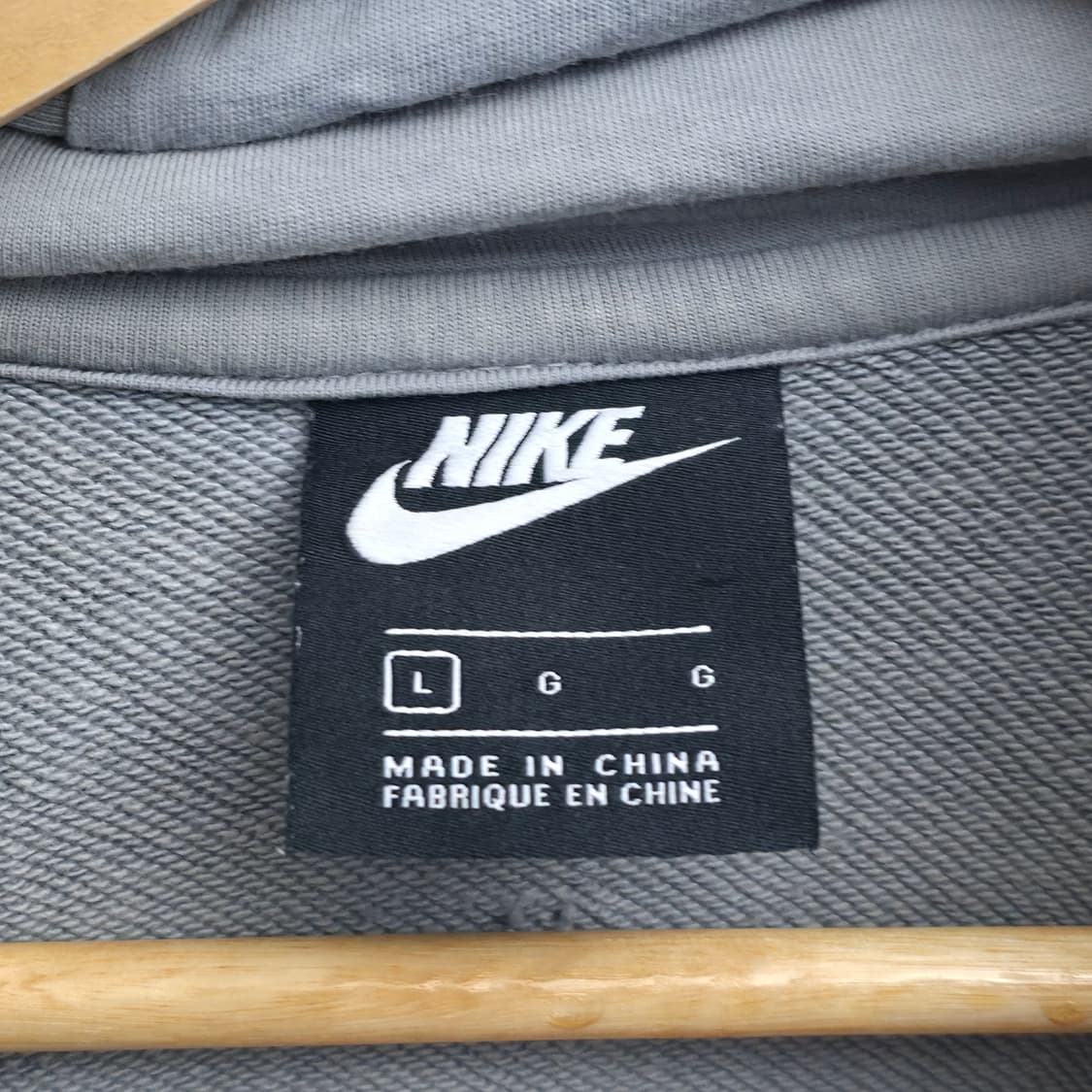 [L] 나이키 인터내셔널 후드티 그레이 상품이미지6