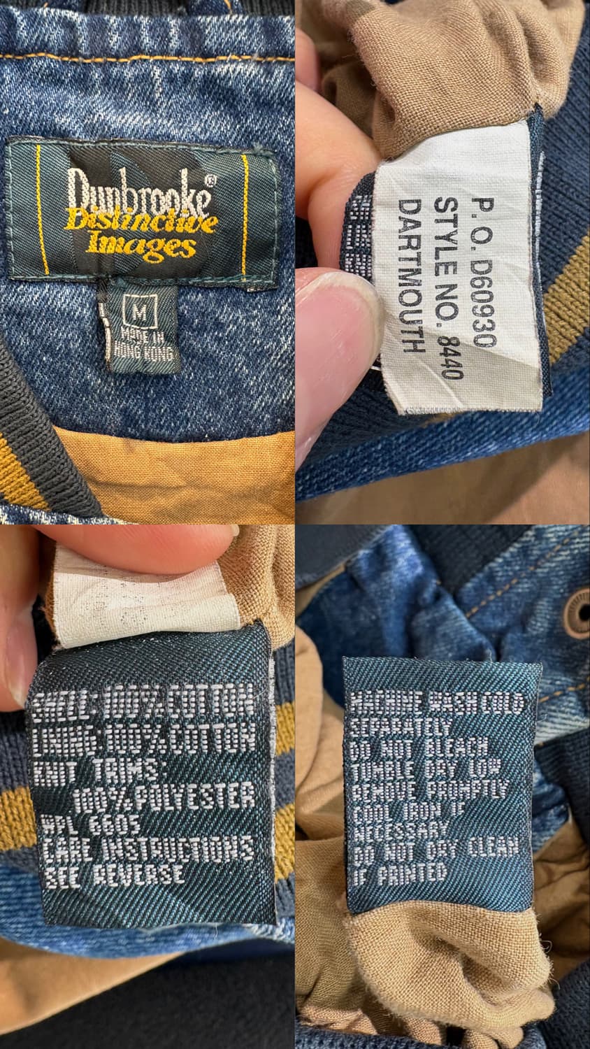 Dunbrooke 데님 바시티자켓 상품이미지10