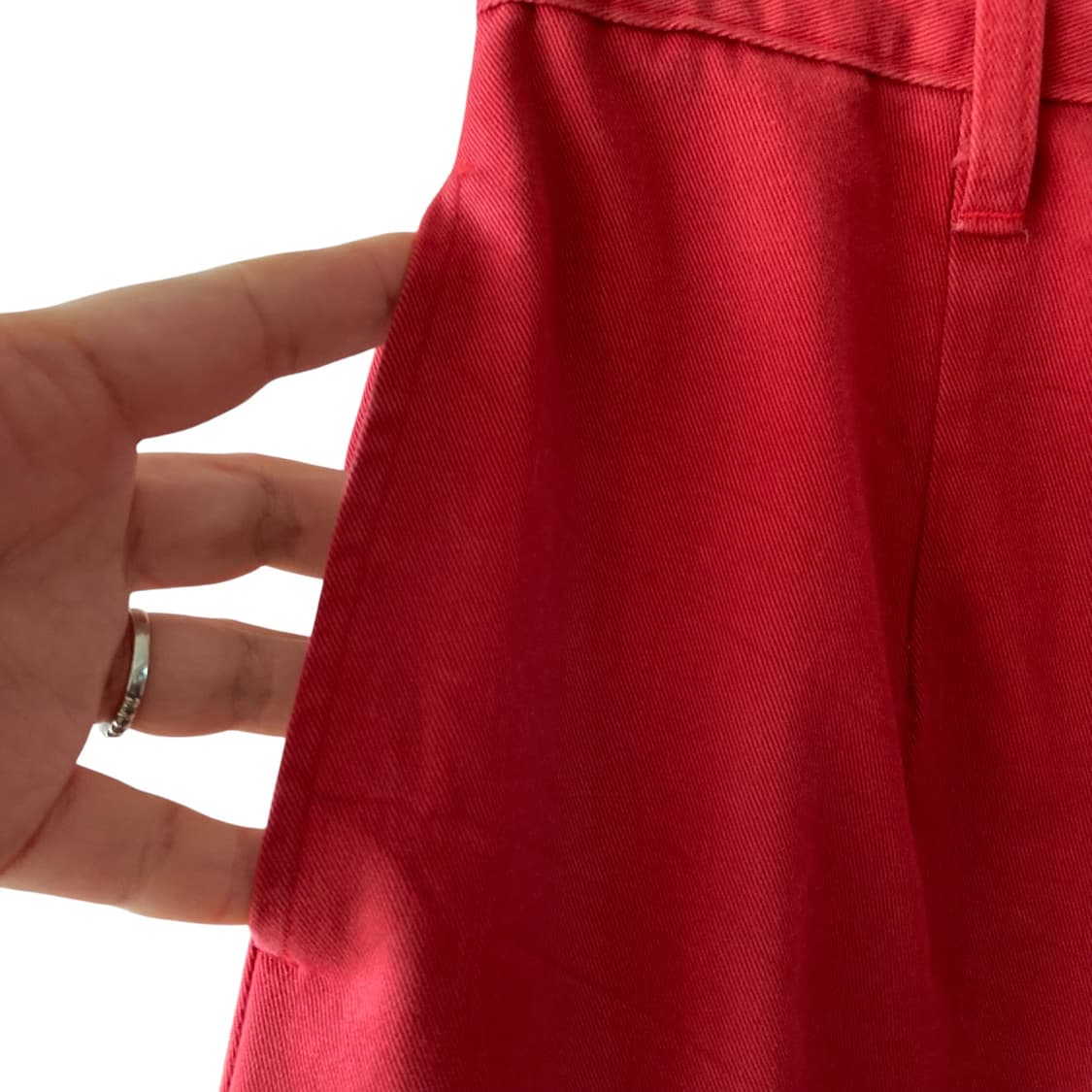 여성 롱 스커트 레드 A라인 봄치마 제이프레스 JPRESS  상품이미지5