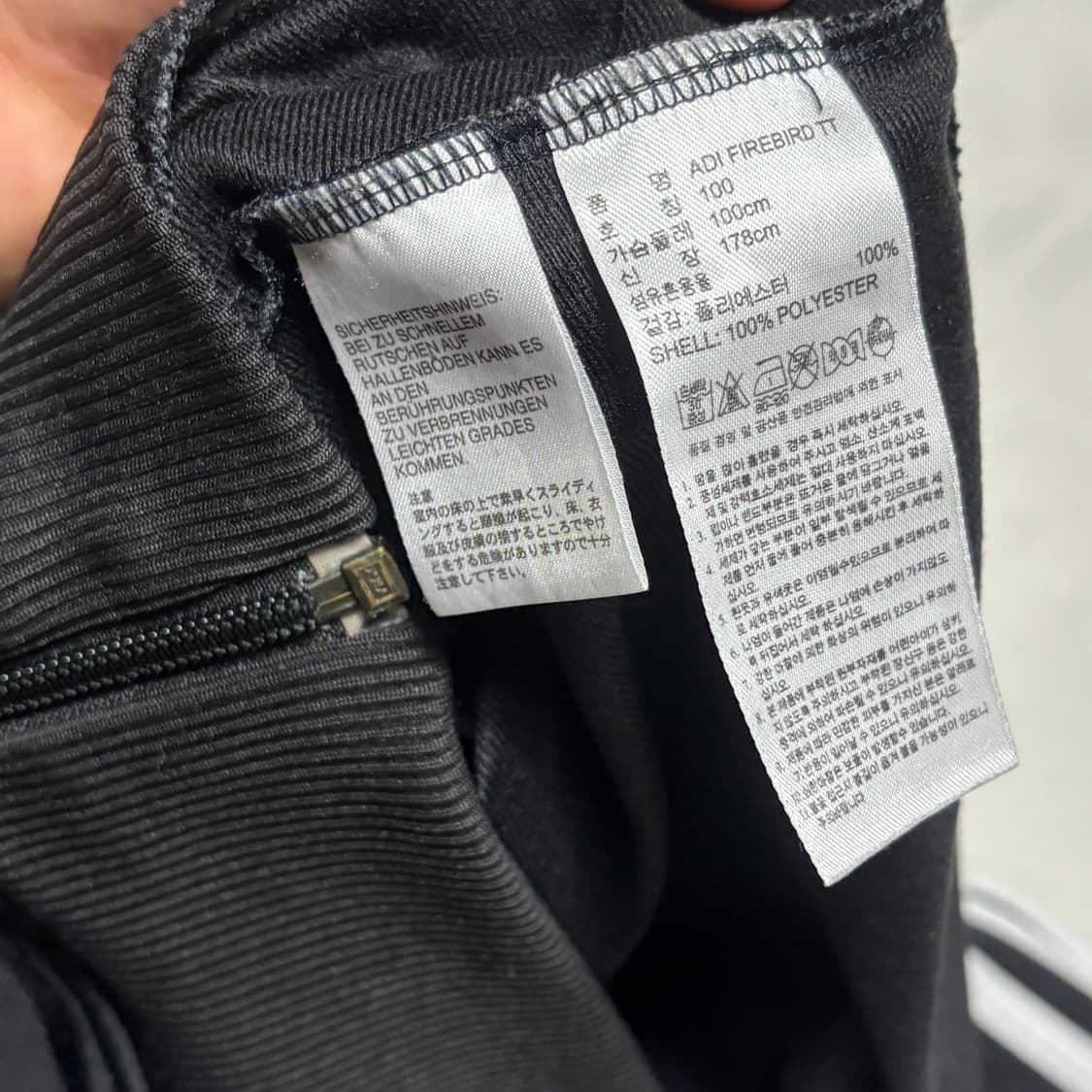 100 아디다스 파이어버드 블랙 트랙탑 상품이미지5