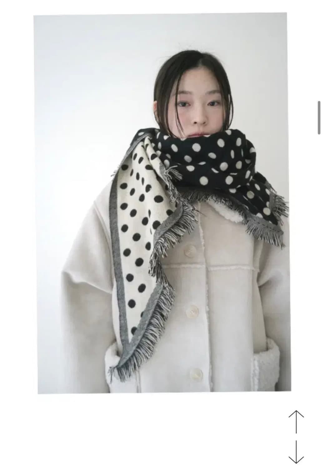 에프터먼데이 도트 머플러 aftermonday 상품이미지1