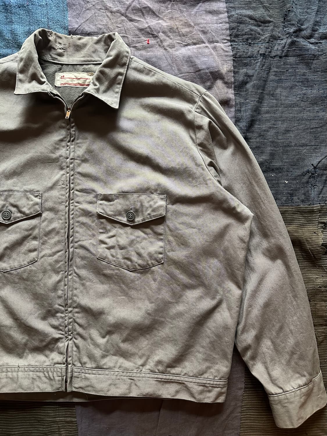 50s 60s Vintage Mechanic Work Jacket 상품이미지4