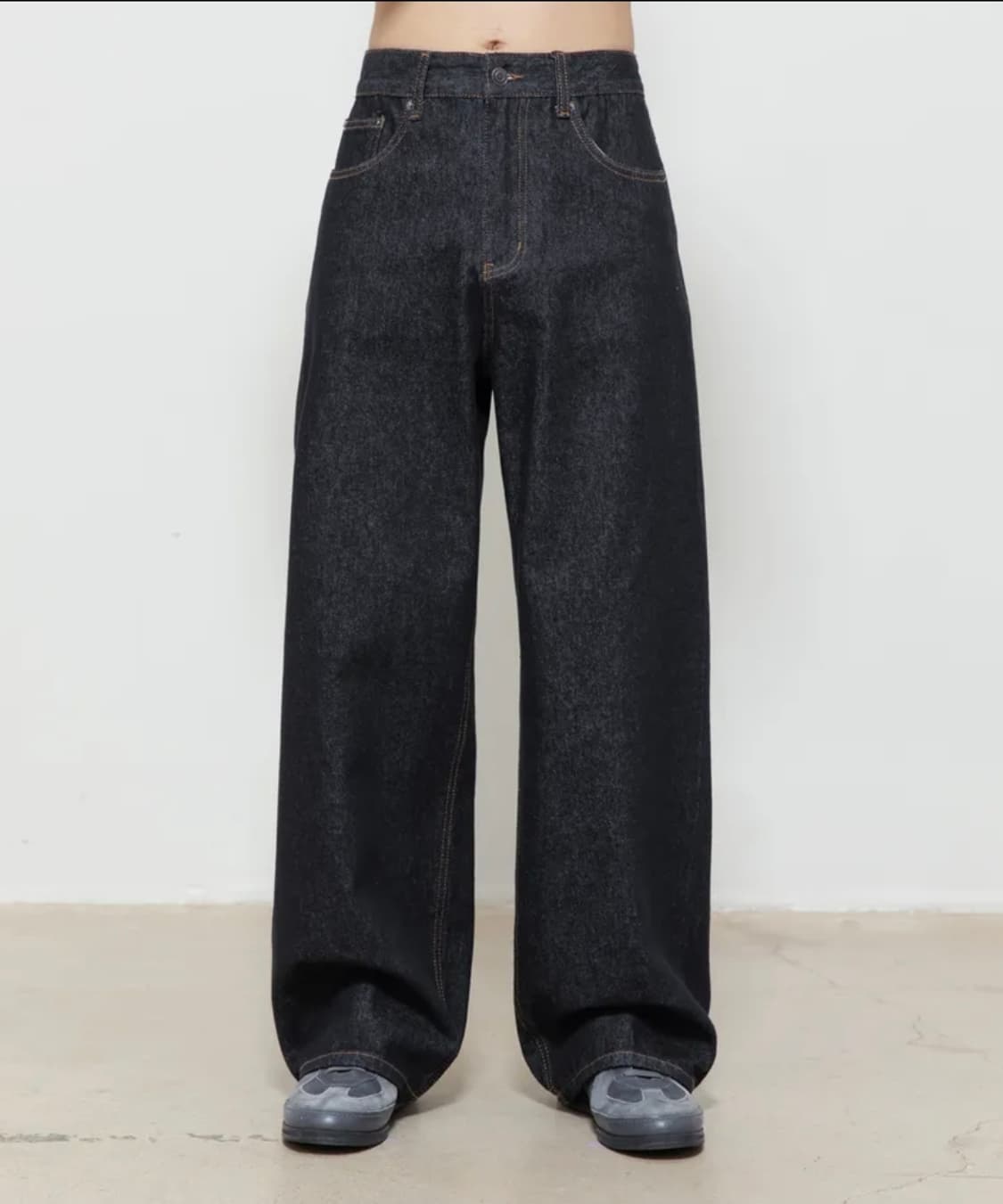 와이드 세미 플레어 데님 팬츠 상품이미지1