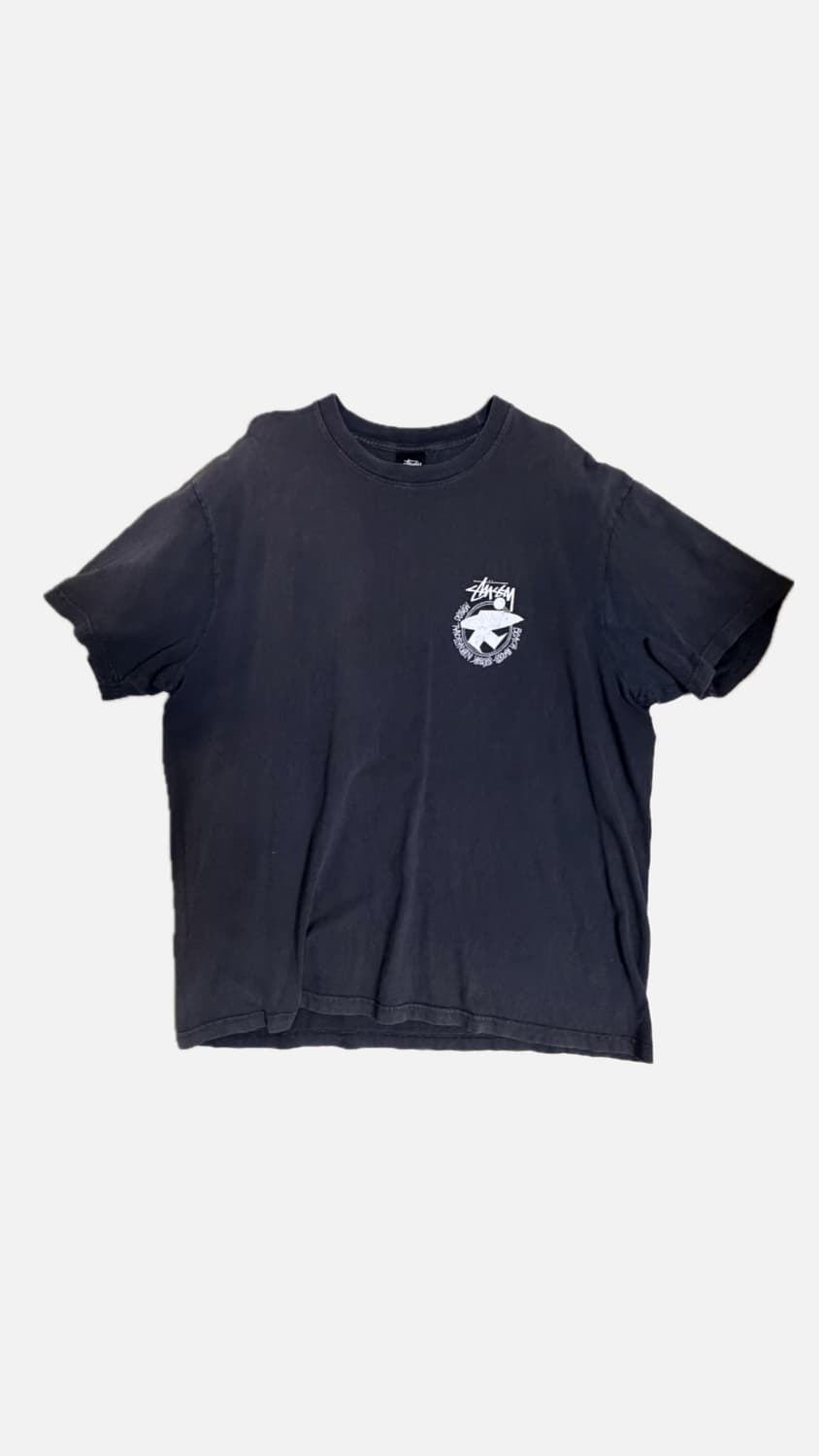 [xl] 스투시 비치 루트 티셔츠 블랙 상품이미지2