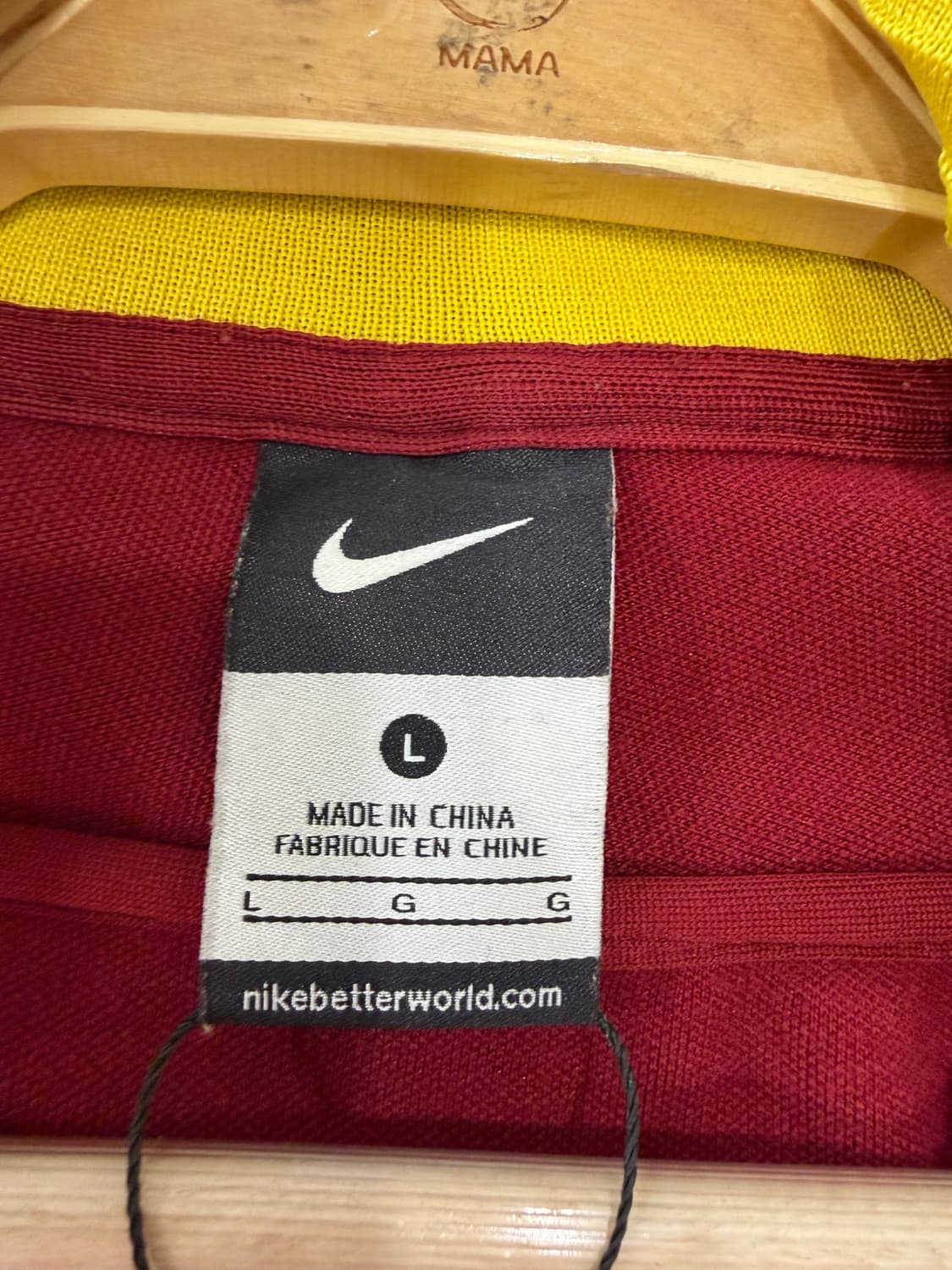 69. 나이키 바르셀로나 버건디 져지 트랙탑 상품이미지3