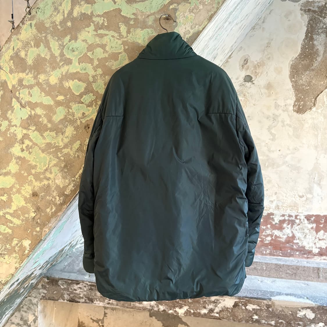 프라다 스포츠 청록색 나일론 패디드 자켓 상품이미지5