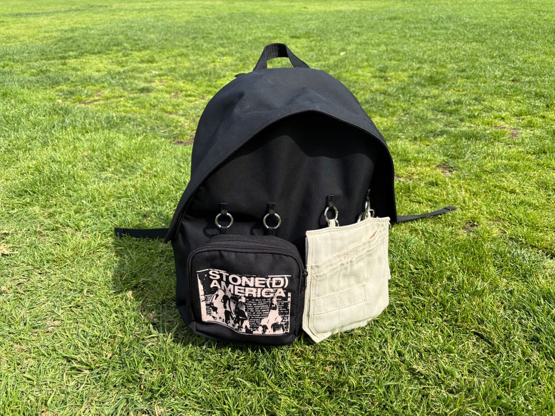 3.30까지 판매) 라프시몬스X이스트팩 백팩 가방 상품이미지2