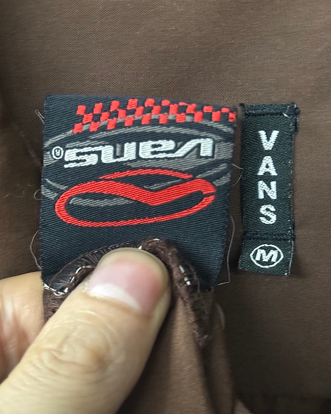 반스 올드스쿨 브라운 갈색 반팔 워크 셔츠 아메카지 M 95 오버핏 상품이미지5