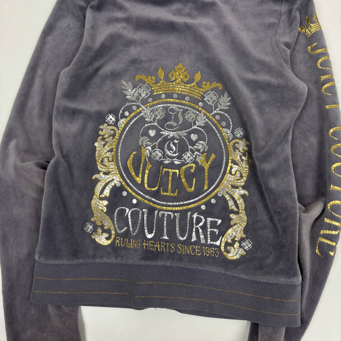 주씨 꾸띄르 벨벳 후드집업 상품이미지8