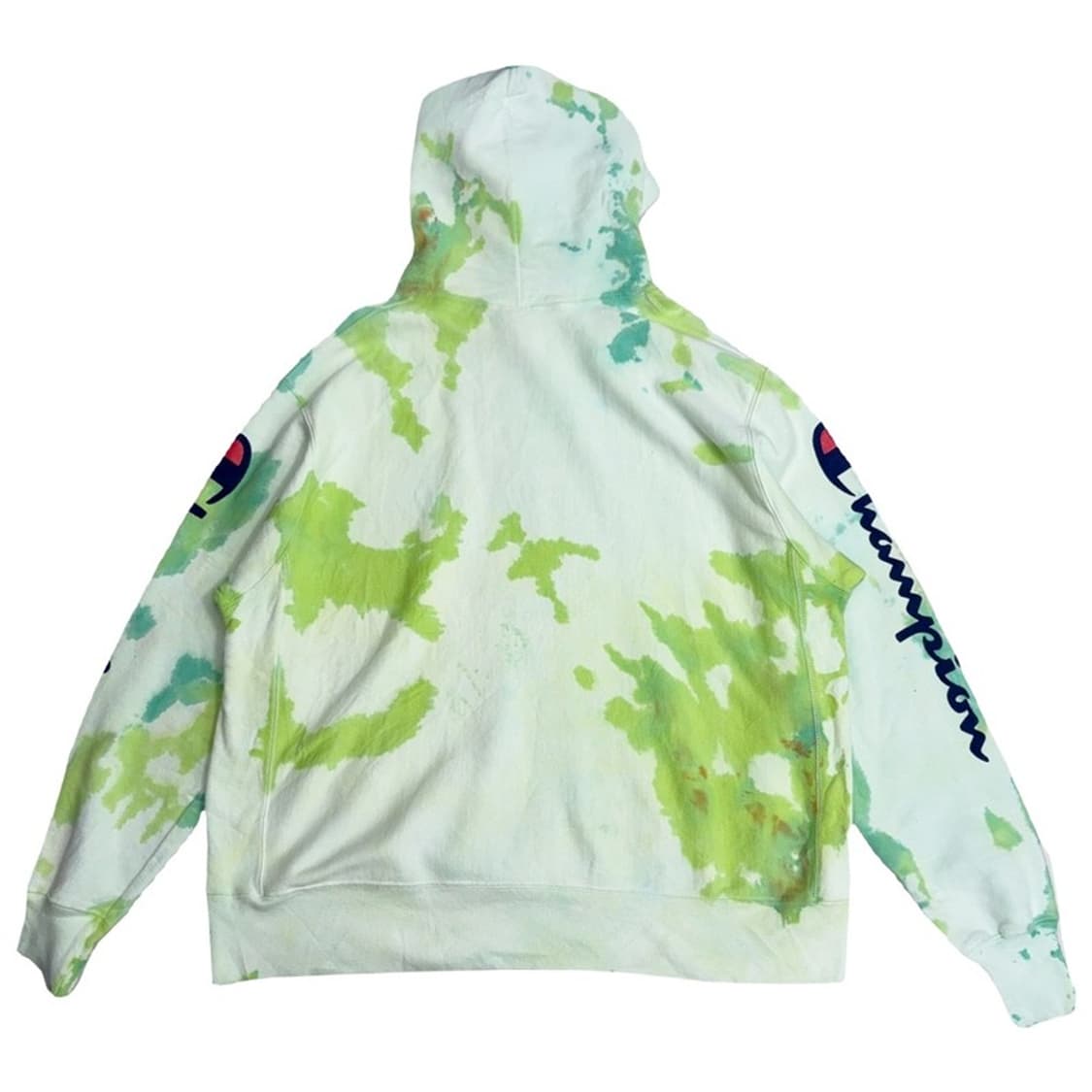 CHAMPION 그린 타이다이 후드티 XL 상품이미지8