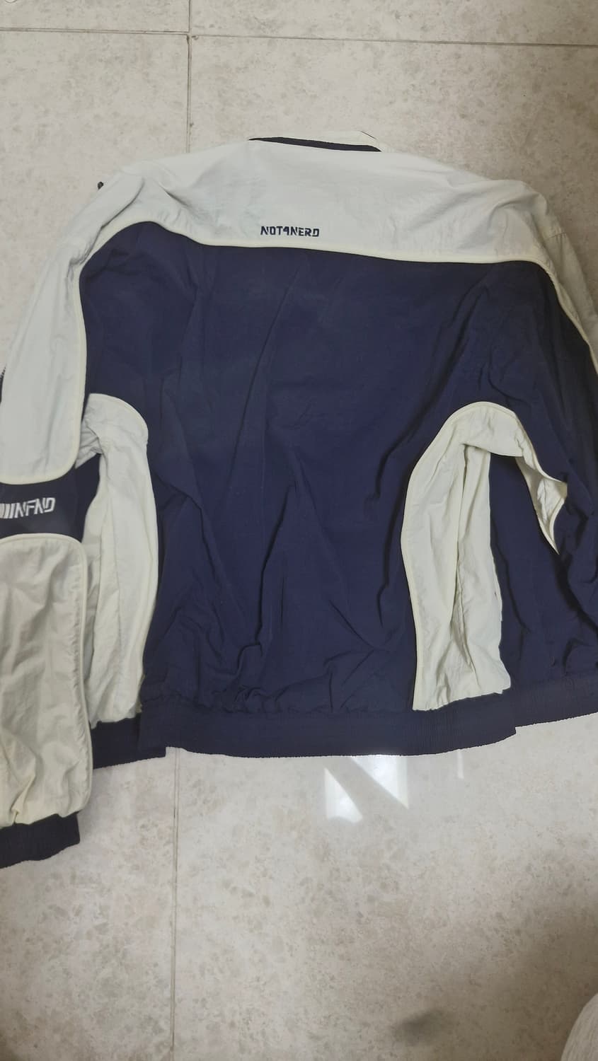 낫포너드 트라이벌 로고 나일론 레이싱 재킷 바람막이 (XL) 상품이미지2