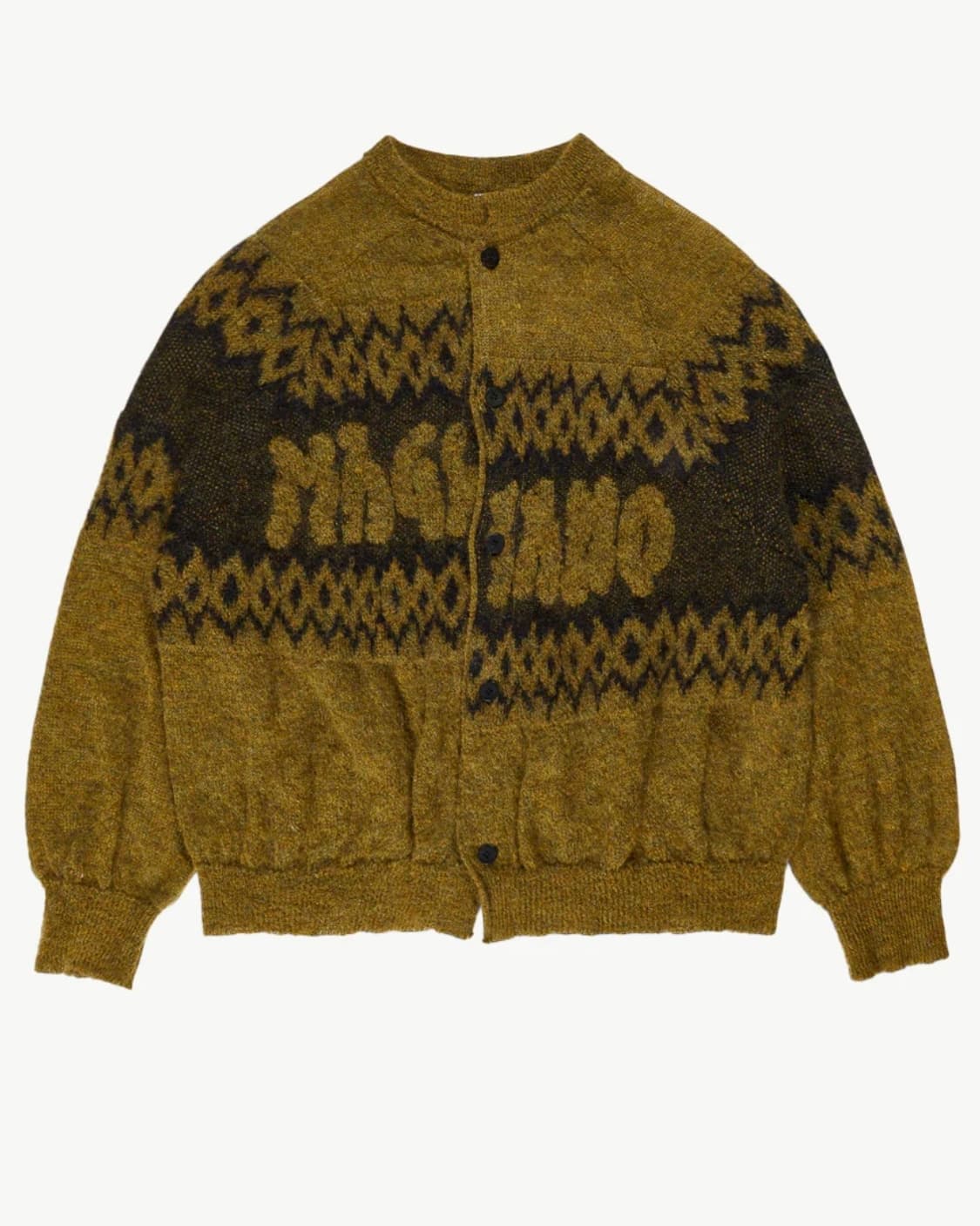 [L]마리아노 25fw 크리스마스 모헤어 가디건/옐로우 상품이미지4