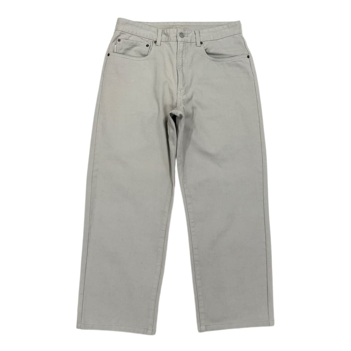 디스이즈네버댓 레귤러 진 팬츠 바지 크림 M 상품이미지1