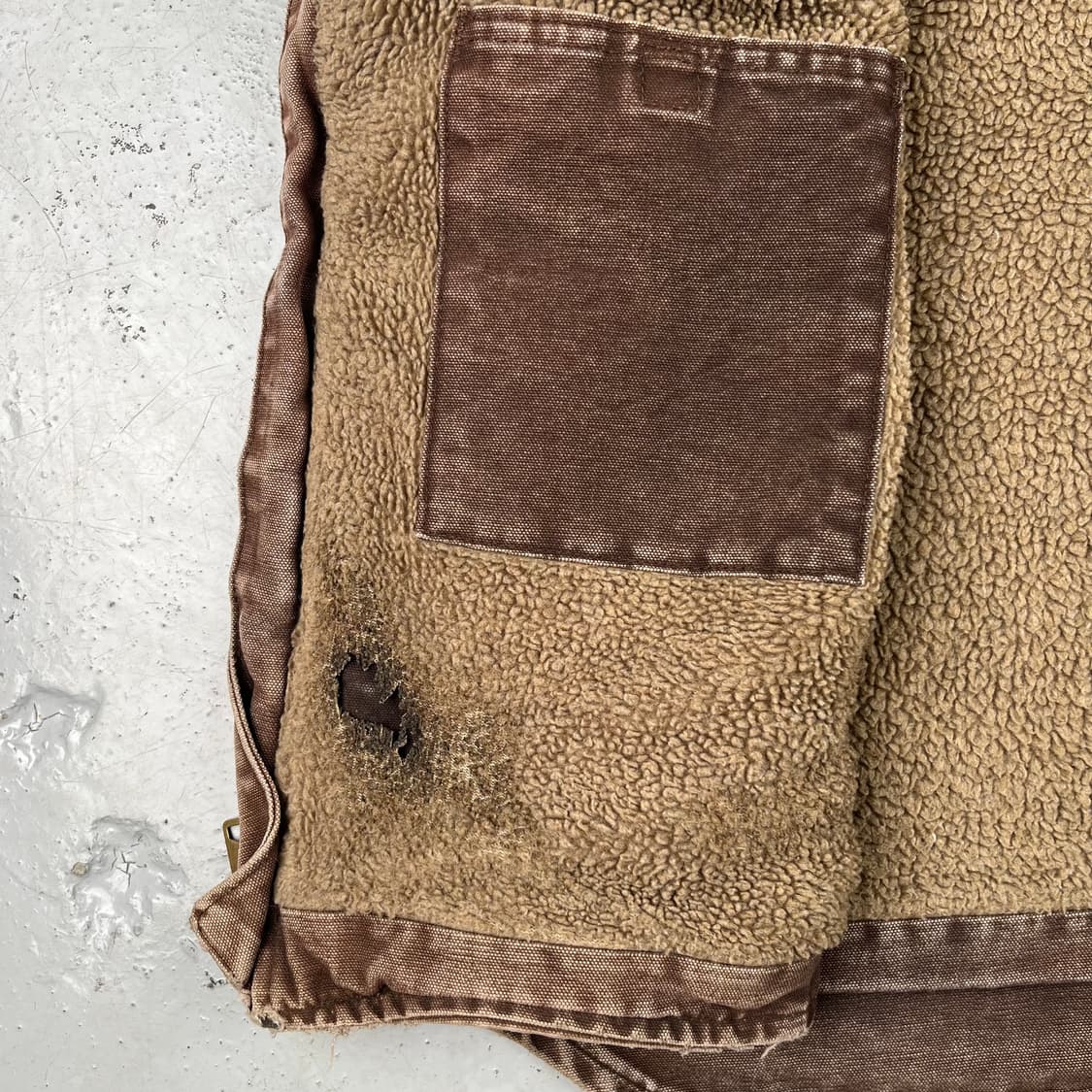 빈티지 칼하트 쉐르파 라인드 베스트 V33DKB 상품이미지7