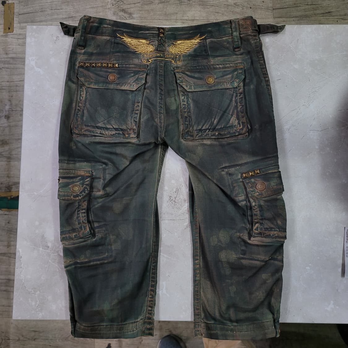 Robins jean 로빈스진 여성 카고 데님 7부 팬츠 (새상품) 상품이미지3