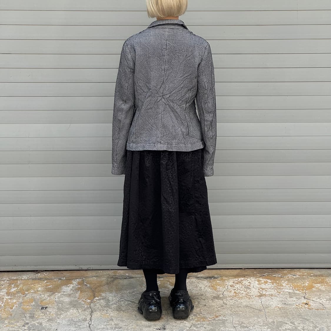 Houndstooth Corsage Design Jacket 상품이미지9