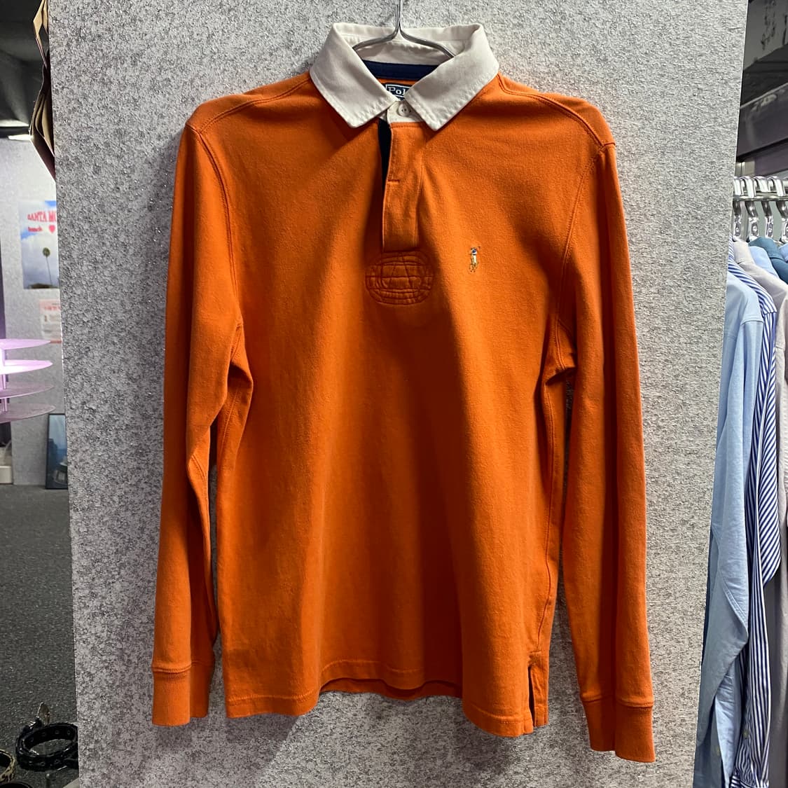 폴로 랄프로렌 멀티포니 오렌지 럭비티 B2921 상품이미지2