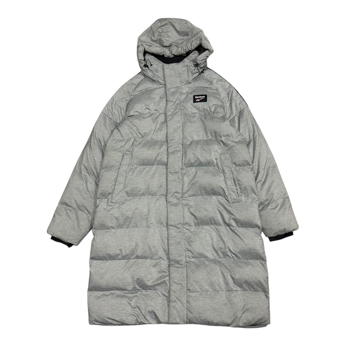 ✨ (바배) 리복 빅로고 그레이 롱 패딩 상품이미지2