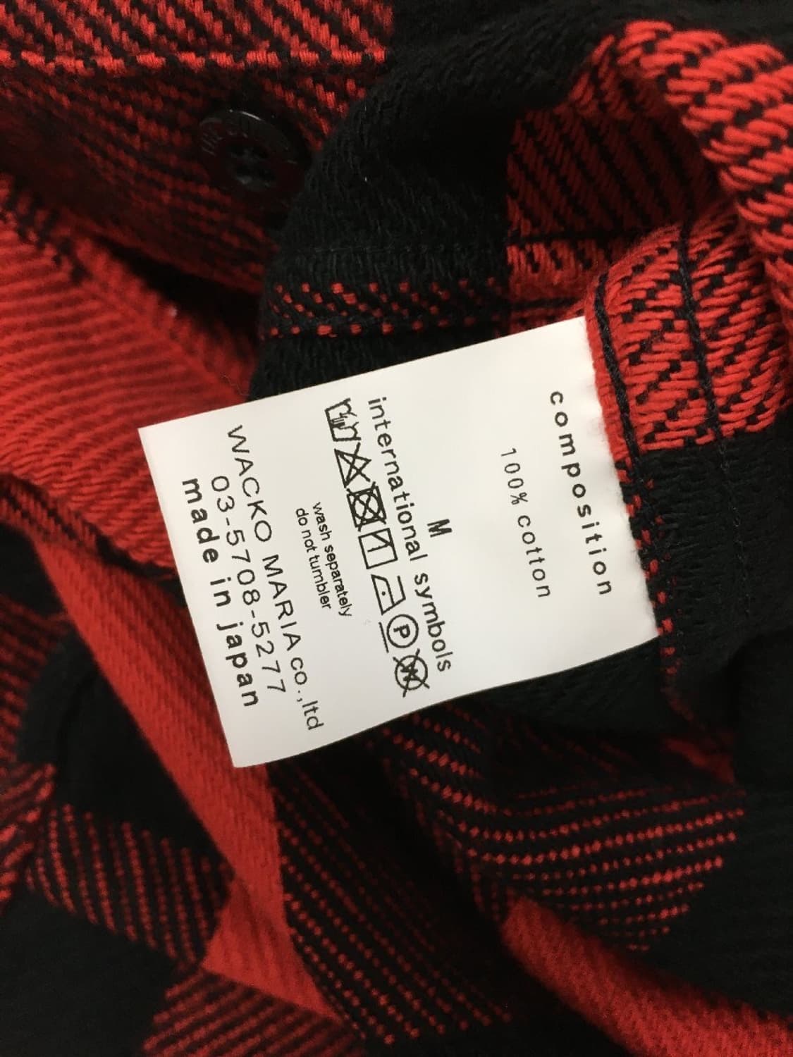 와코마리아24ss BLOCK CHECK FLANNEL 상품이미지5