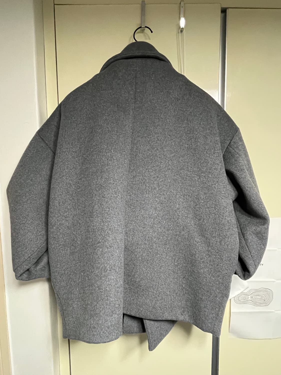 애쉬아워 쇼트 피코트 차콜 M 상품이미지4