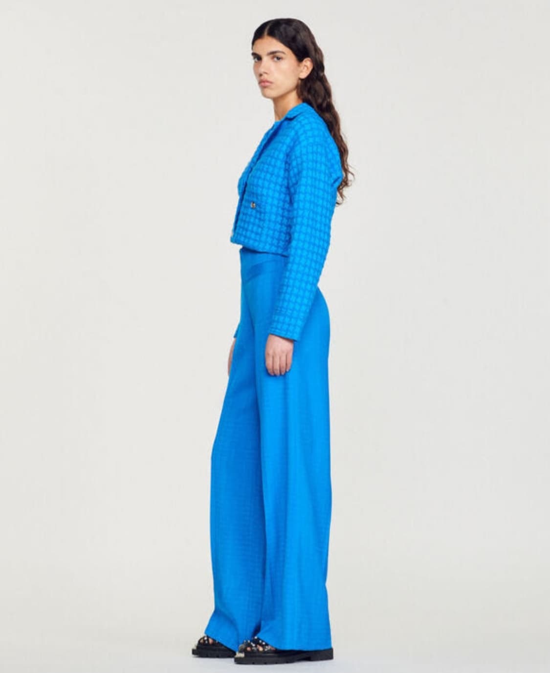 (새상품)산드로 트위드 크롭자켓 36사이즈 상품이미지6