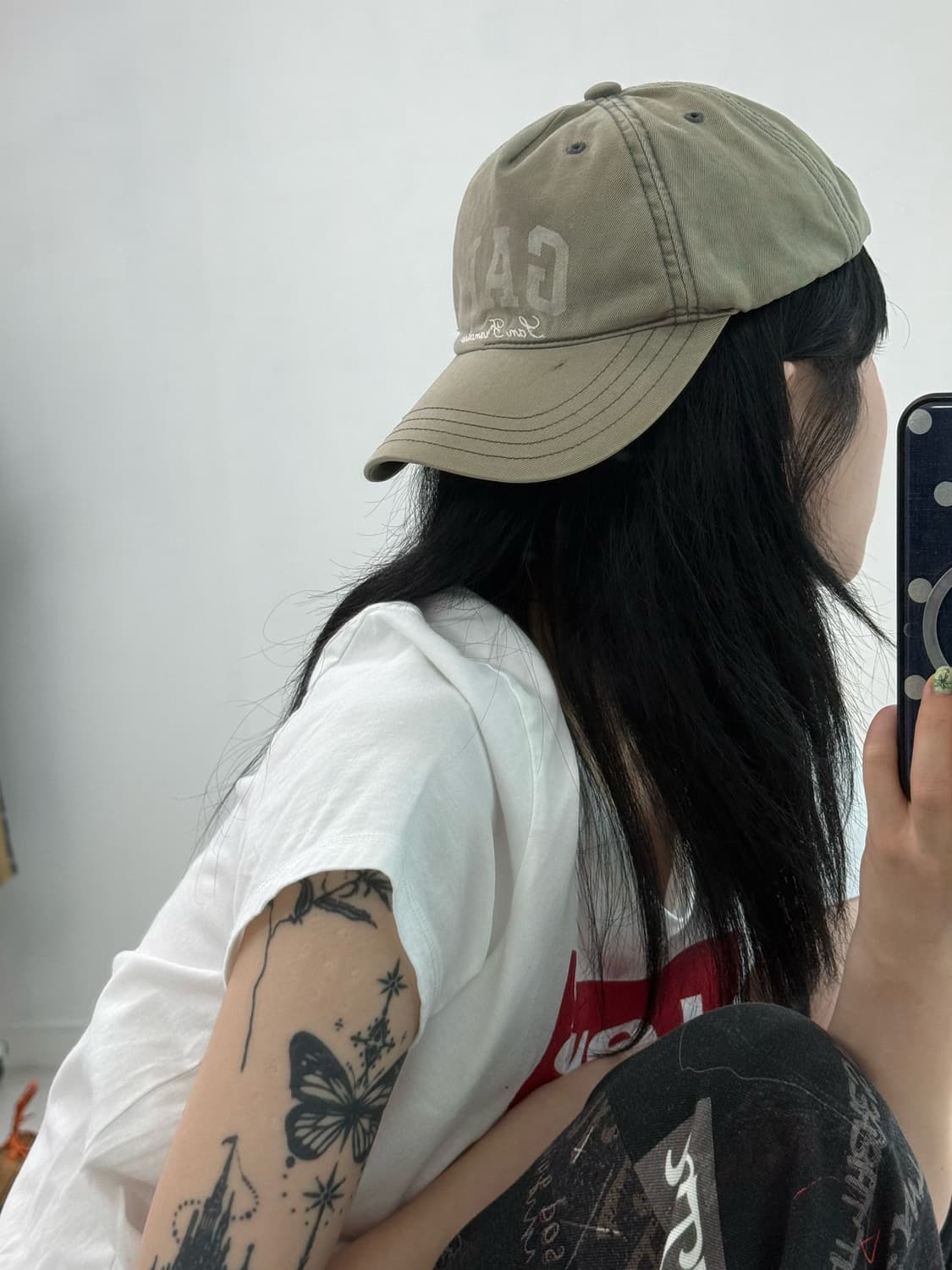 Gap 카키 캡 상품이미지3