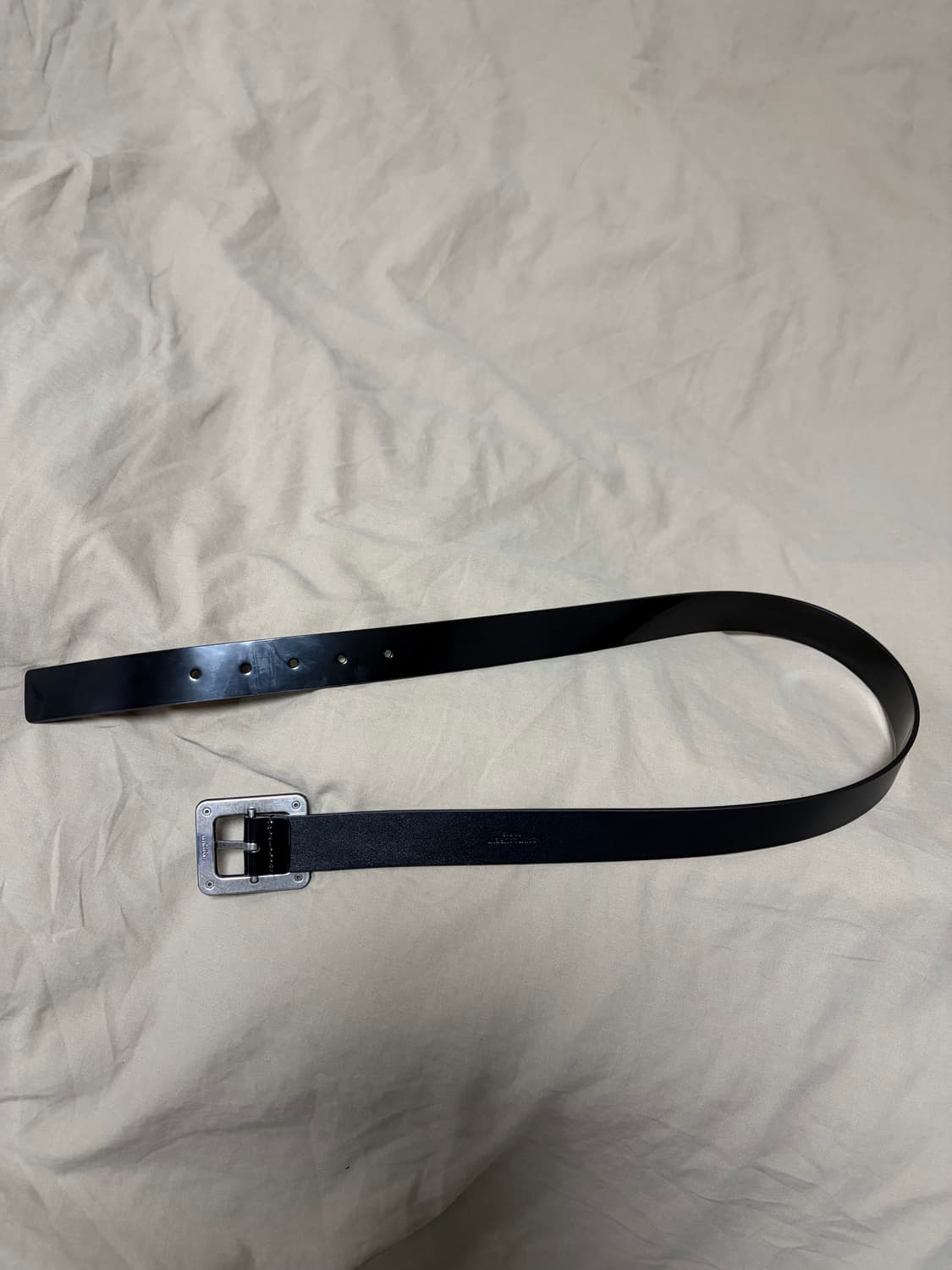 생로랑 / 블랙 스퀘어 벨트 / 85cm 상품이미지7