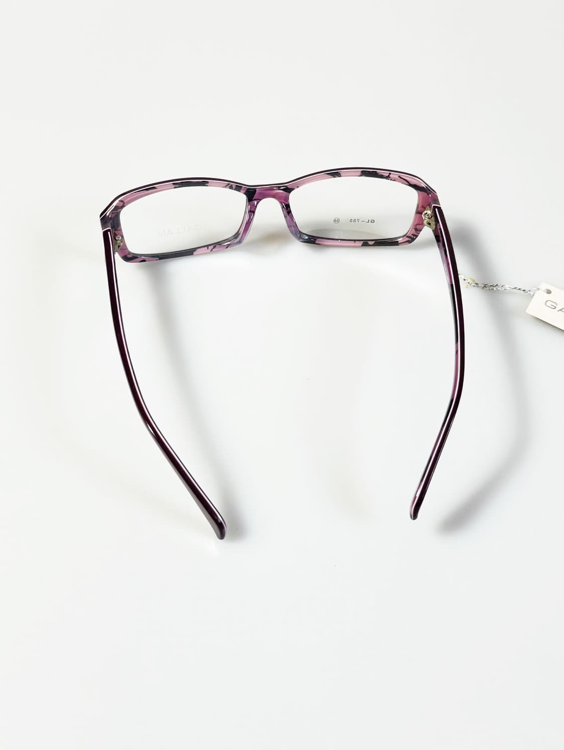 GALLAN 퍼플 뿔테 스퀘어 프레임 빈티지 안경 상품이미지5