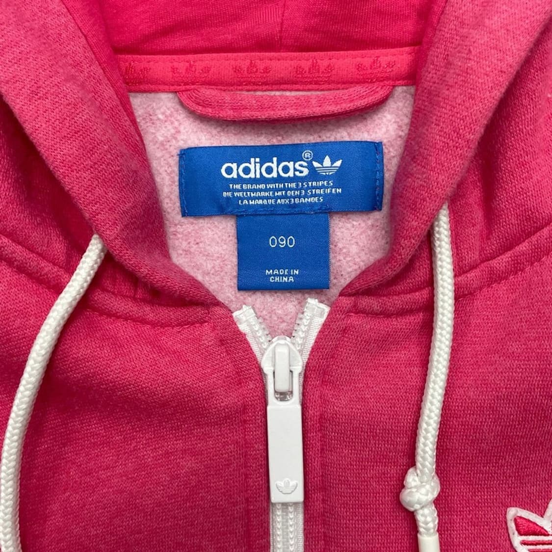 ADIDAS 파이어버드 기모 후드집업 핑크 90 상품이미지5