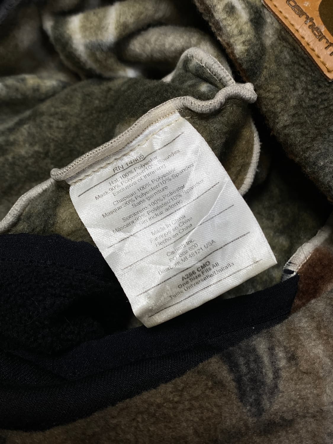 칼하트 리얼트리 트루퍼햇 마스크 바라클라바 비니 모자 상품이미지7