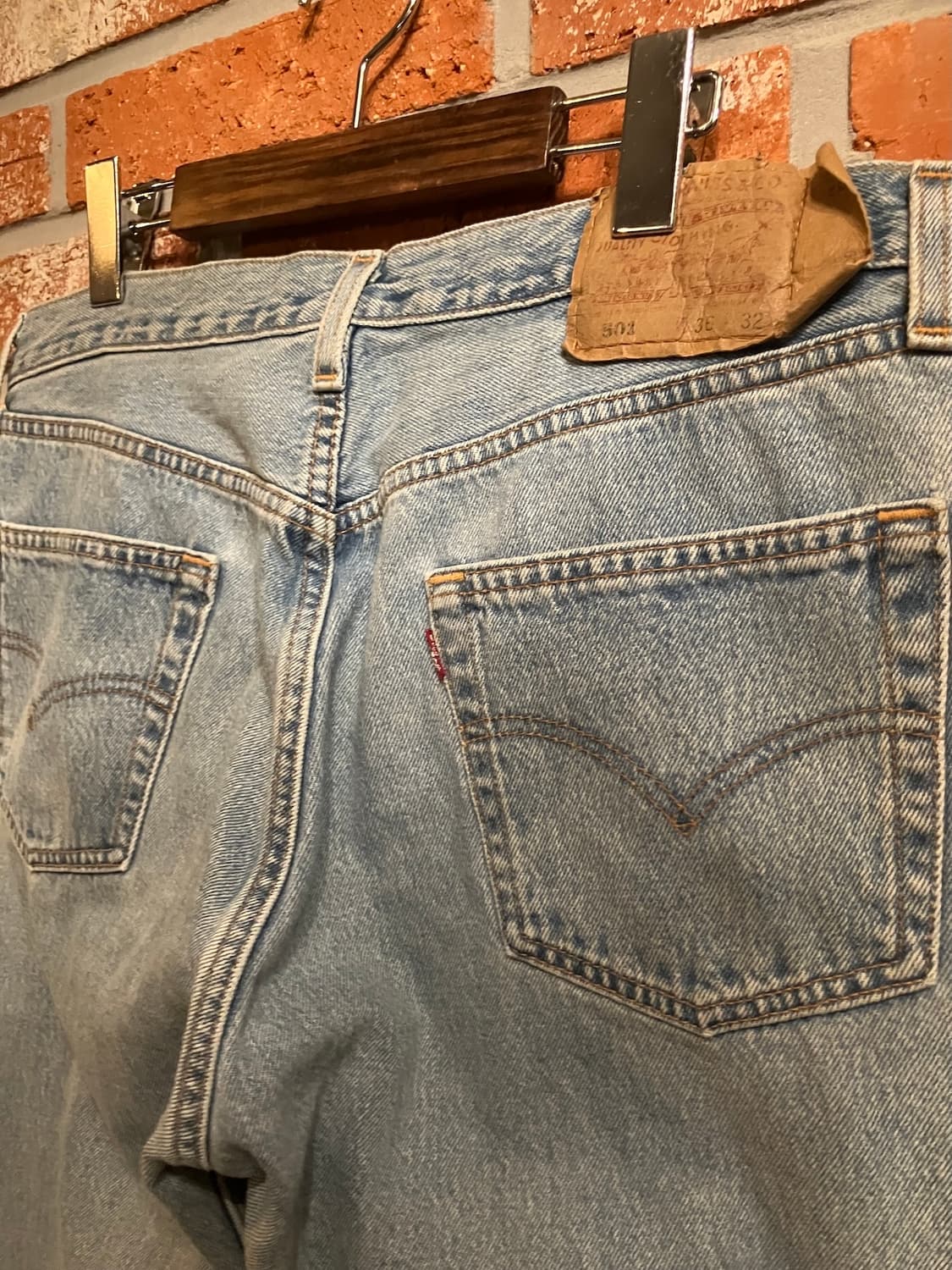 USA 빈티지 리바이스 501 데님 팬츠 상품이미지5