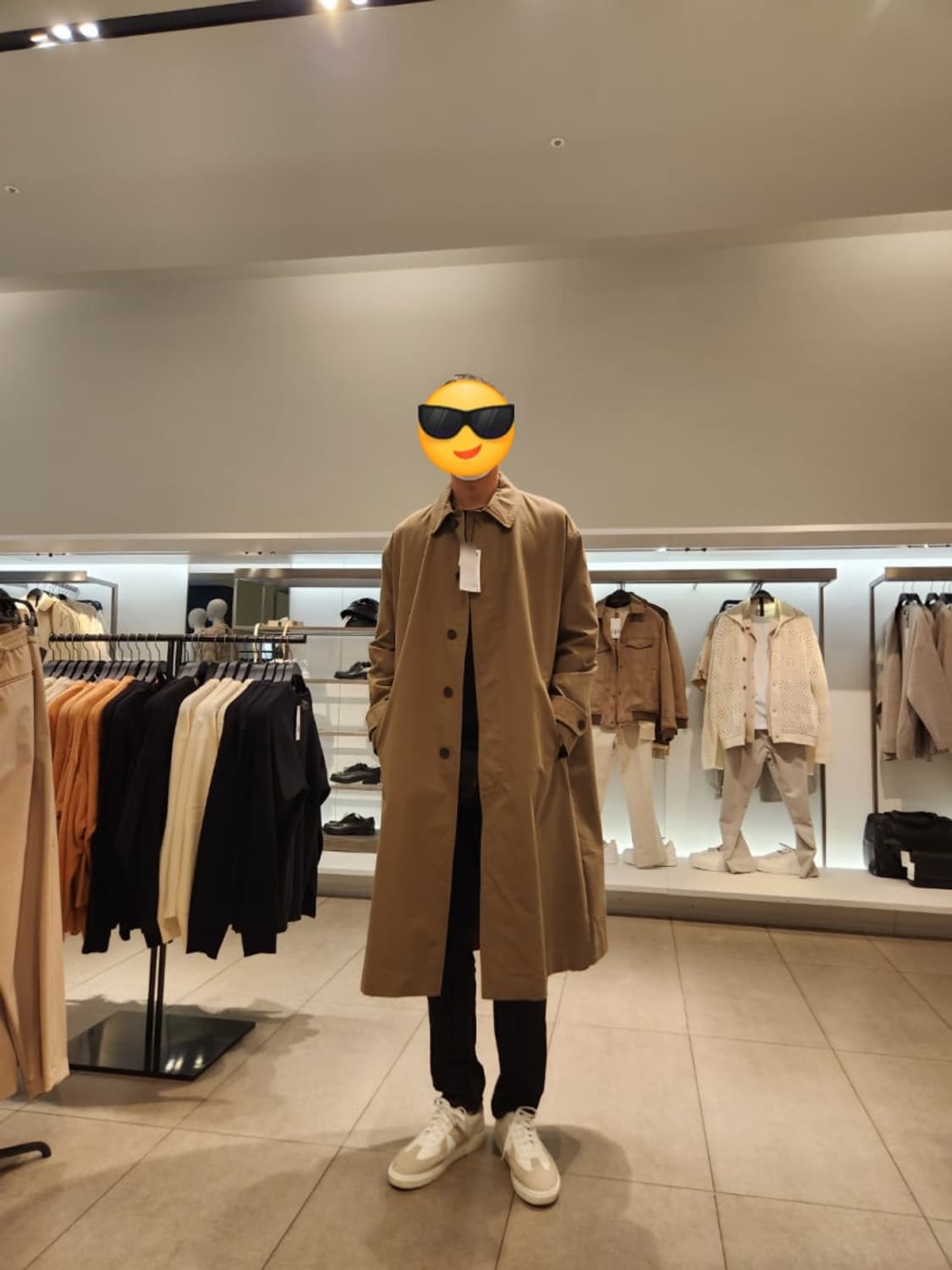 자라 남자 트렌치 상품이미지1