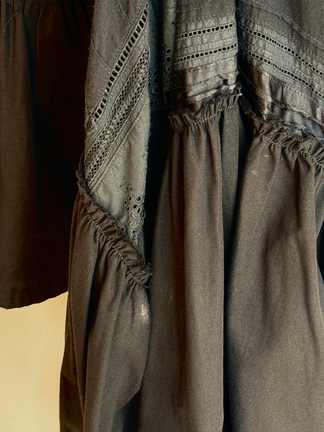 Comme des garcons tricot 레이스패치 미디스커트 상품이미지4