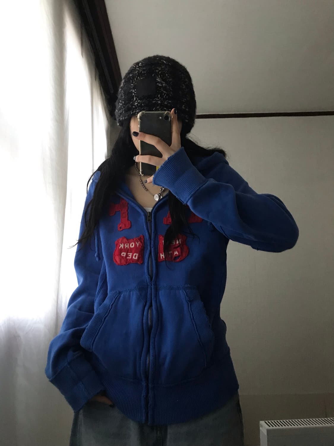 아베크롬비 블루 후드집업 상품이미지1