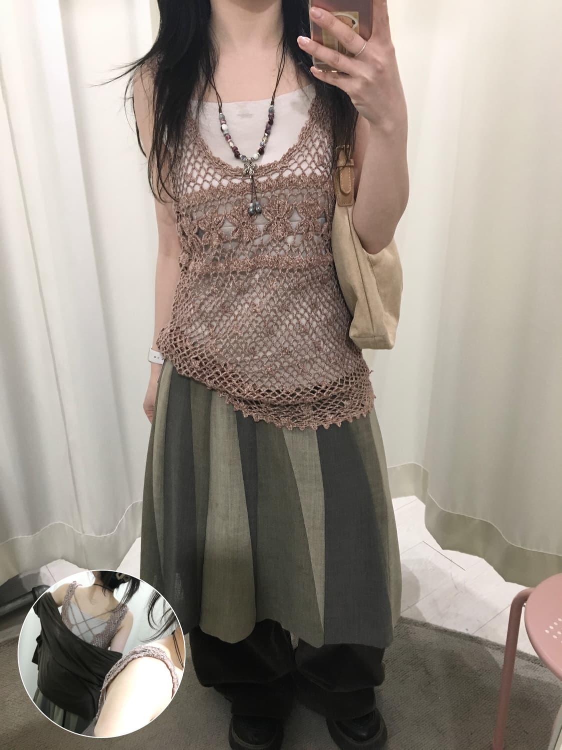 mute crochet sleeveless set 상품이미지1