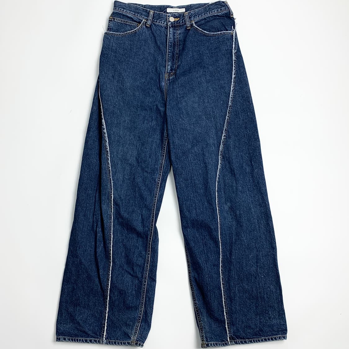 지에다 루즈핏 와이드 데님 팬츠 상품이미지7