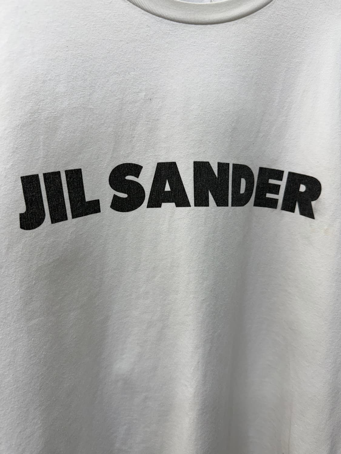 정품) 질샌더 남성 로고 롱슬리브 L 상품이미지4