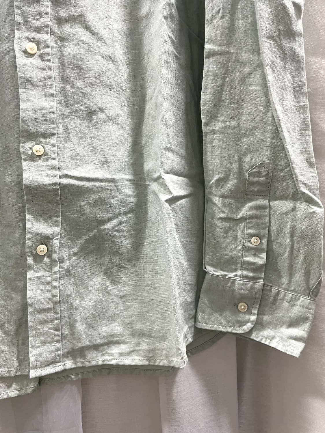 자라/ 버튼다운 린넨 셔츠/ XL 상품이미지5