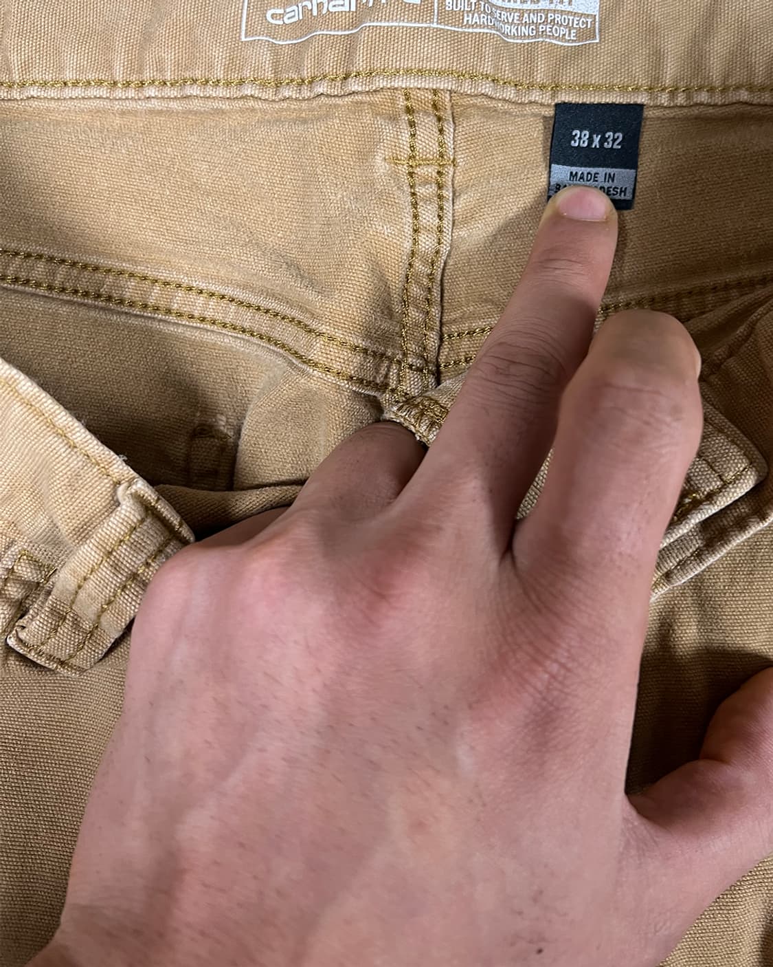 Carhartt Work Pants (Brown) 상품이미지3