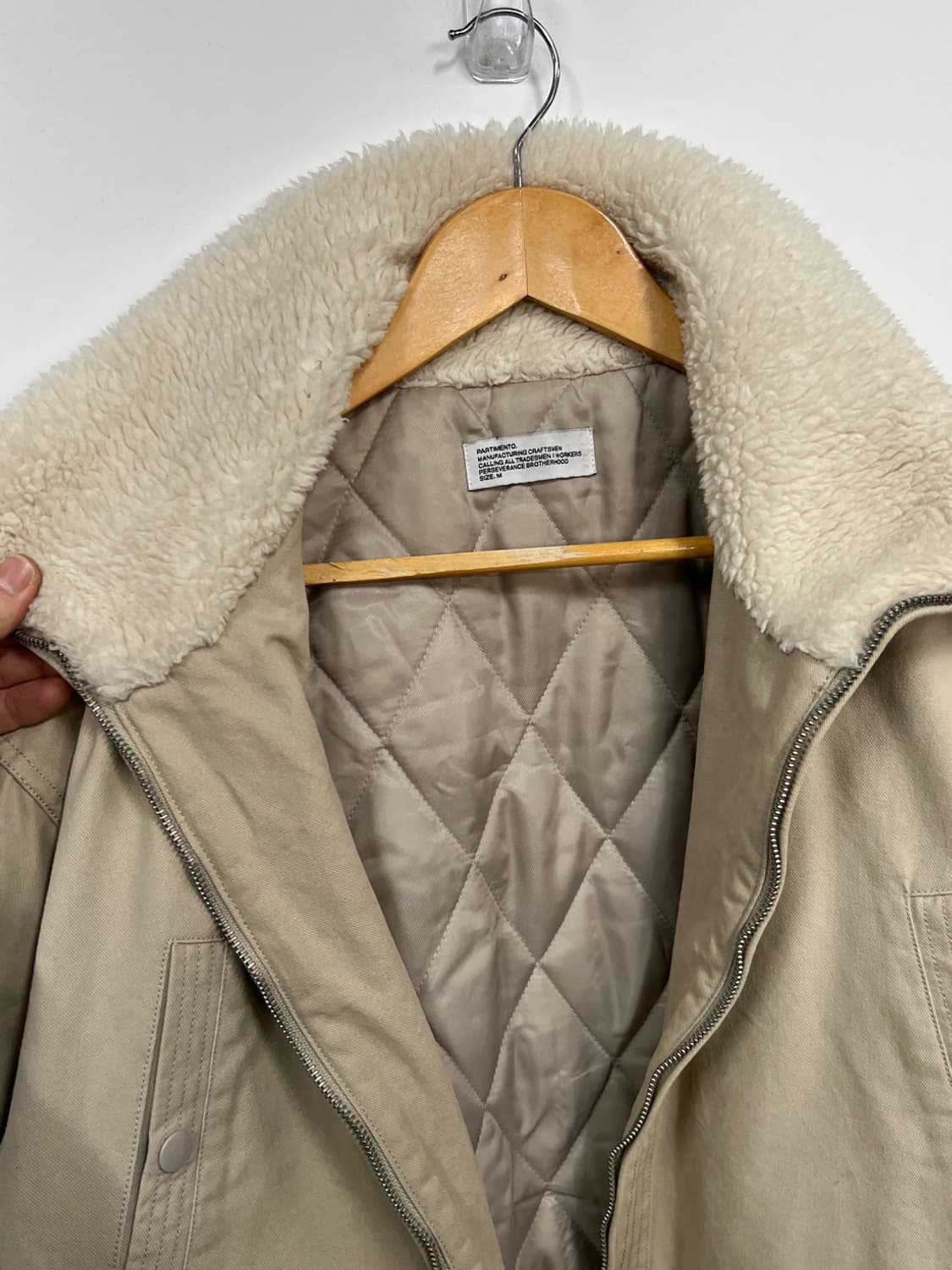 파르티멘토 3M 신슐레이트 보아 플리스 무스탕 점퍼 상품이미지4