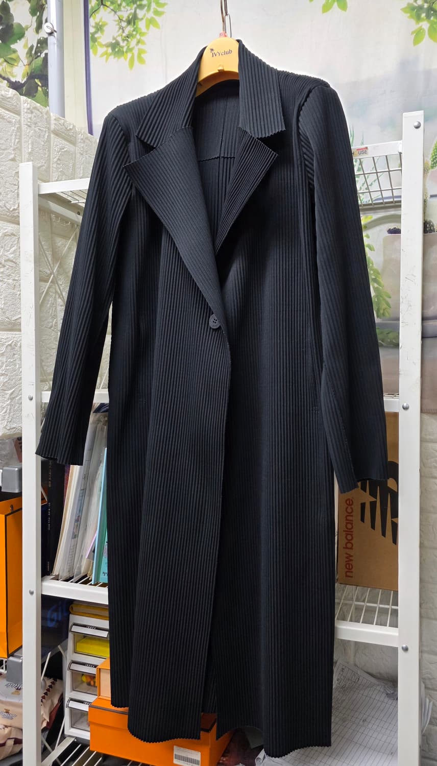 이세이미야케 플리츠 여성 롱자켓 (프리사이즈) 롱가디건 코트 WM24 상품이미지2