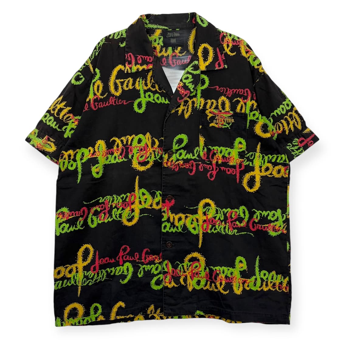 장폴고티에 패턴 반팔 셔츠 상품이미지1