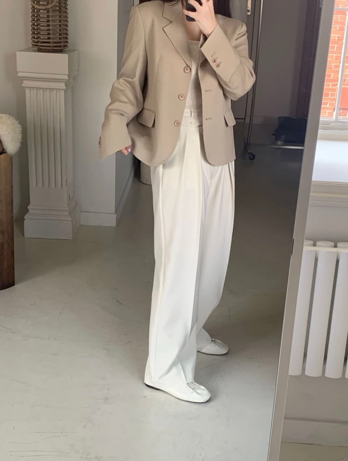 민민마켓 베이지자켓 상품이미지2