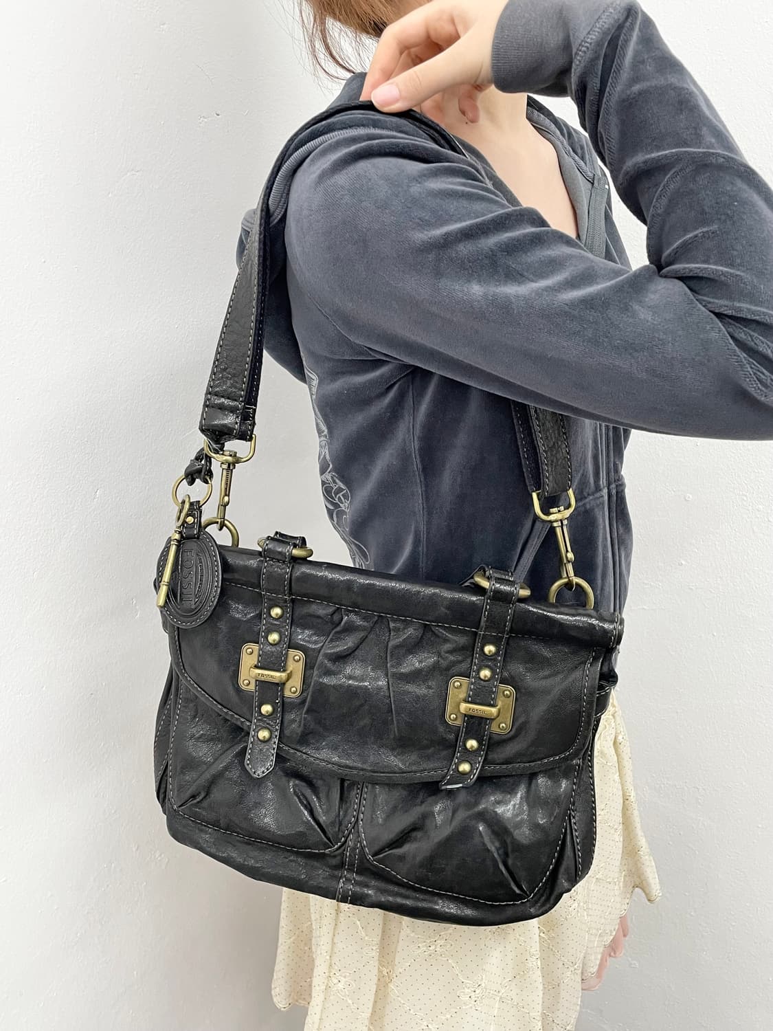 파슬 키 버클 사첼백 상품이미지3