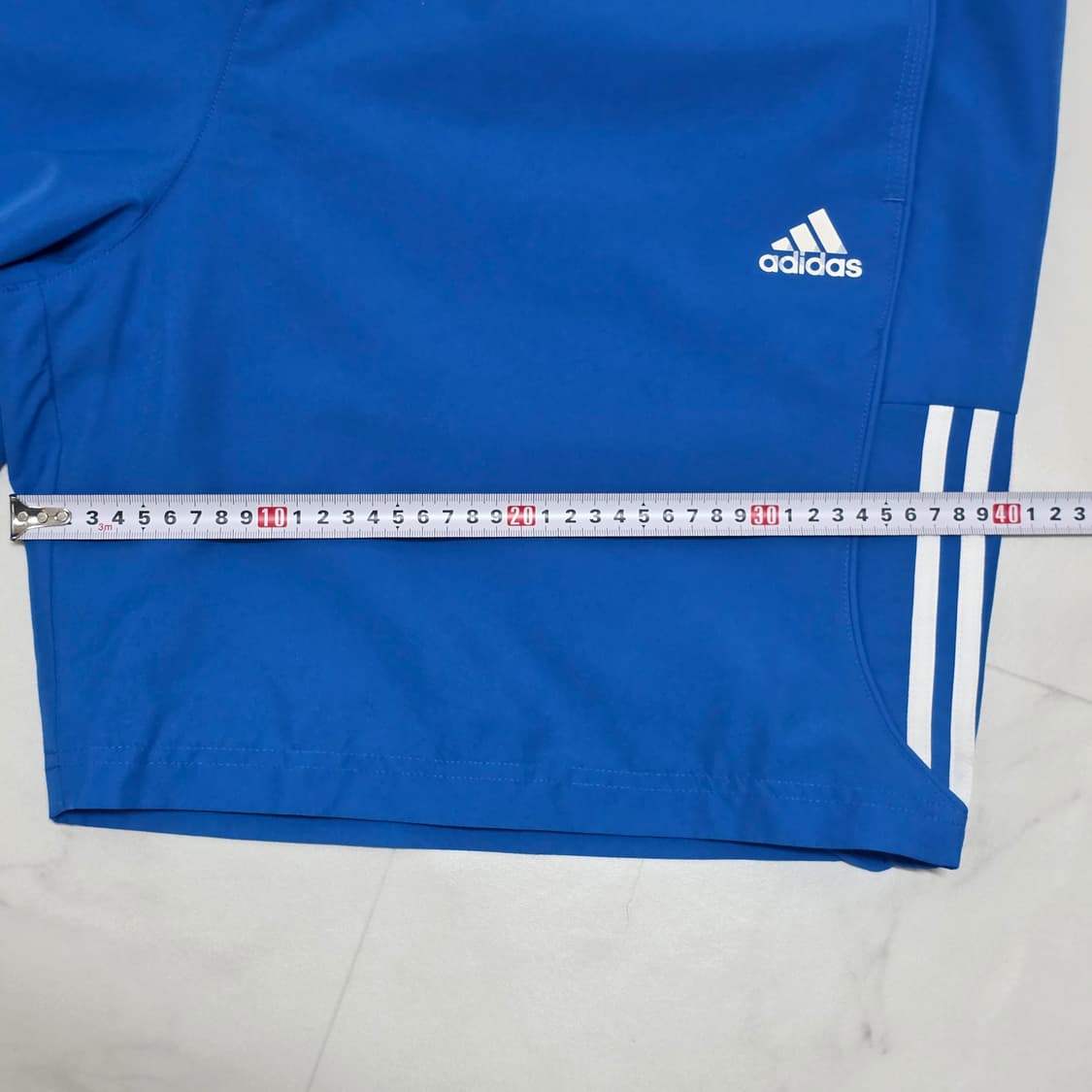 2XL 아디다스 빅사이즈 우븐 쇼츠 반바지 블루 상품이미지6