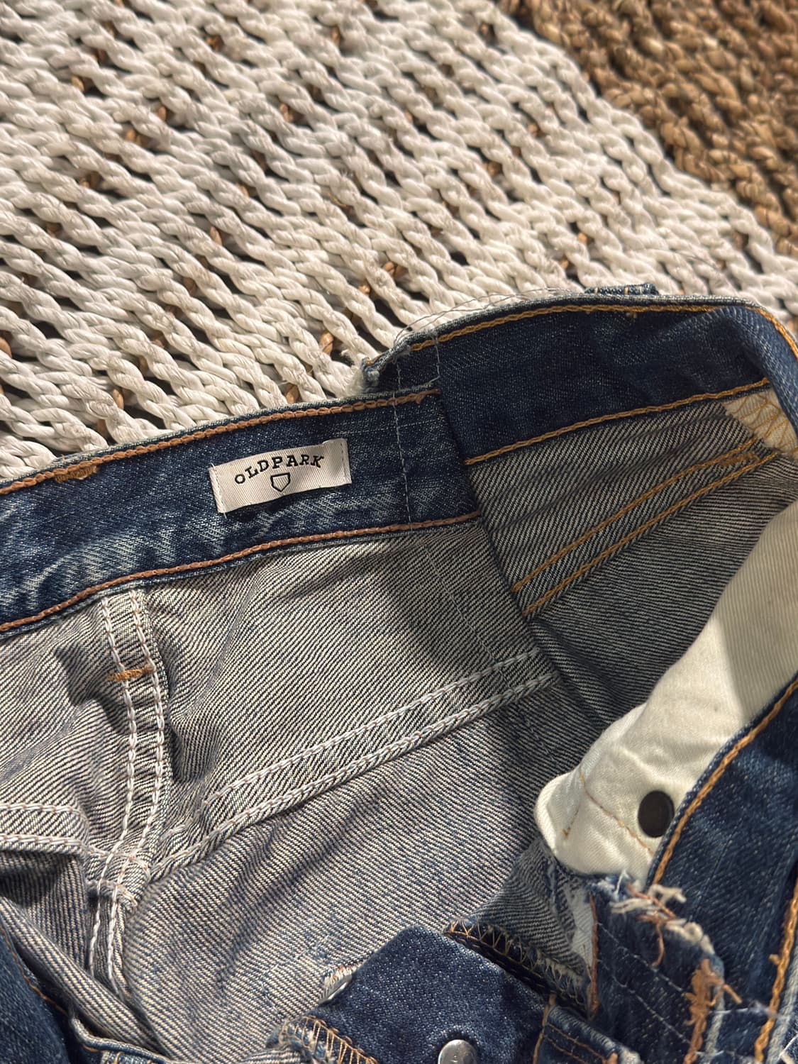 올드파크 oldpark 크롭 데님팬츠 32size 상품이미지5