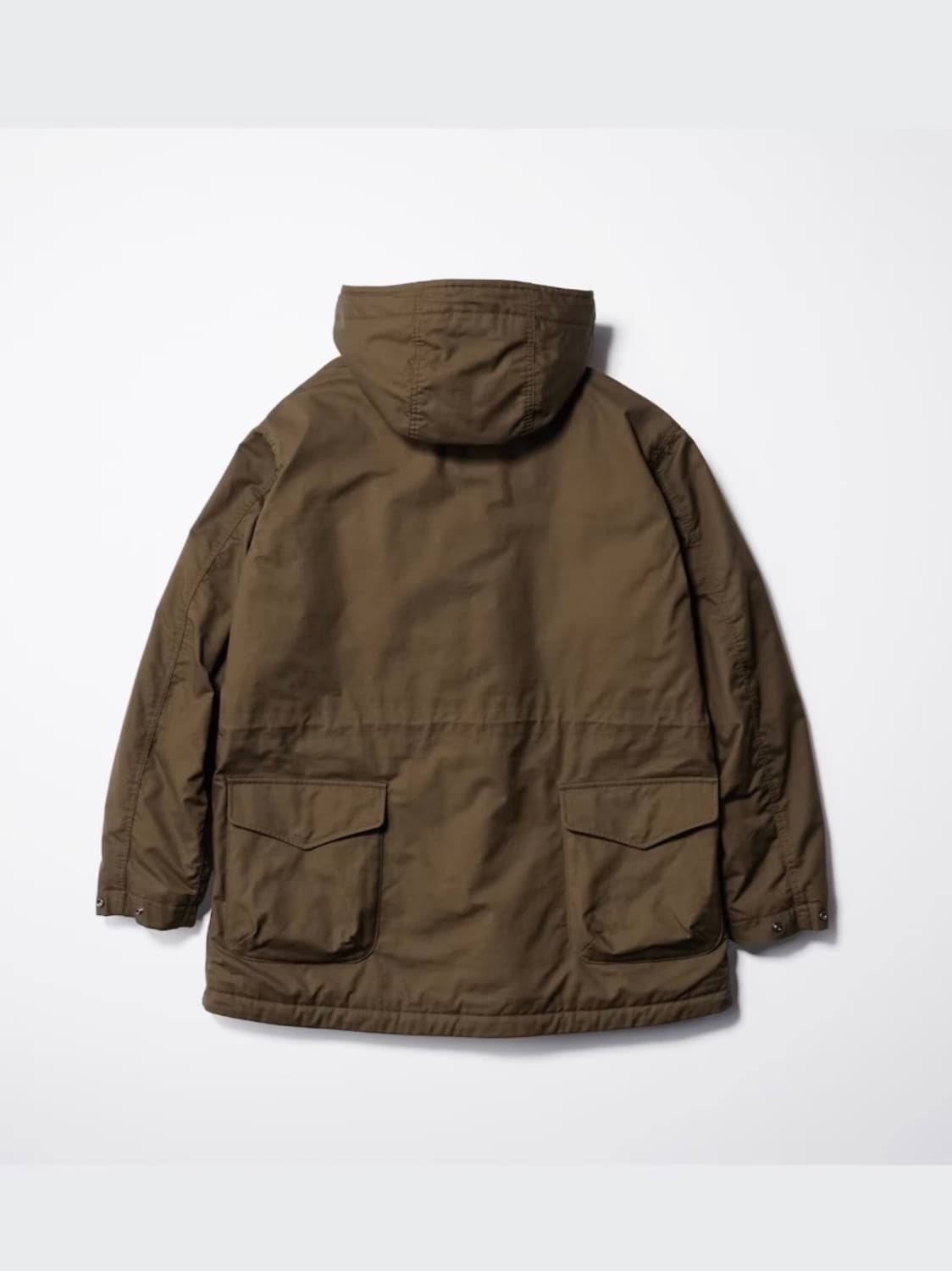 엔지니어드 가먼츠 X 유니클로 퍼프테크 유틸리티 자켓 브라운  상품이미지4