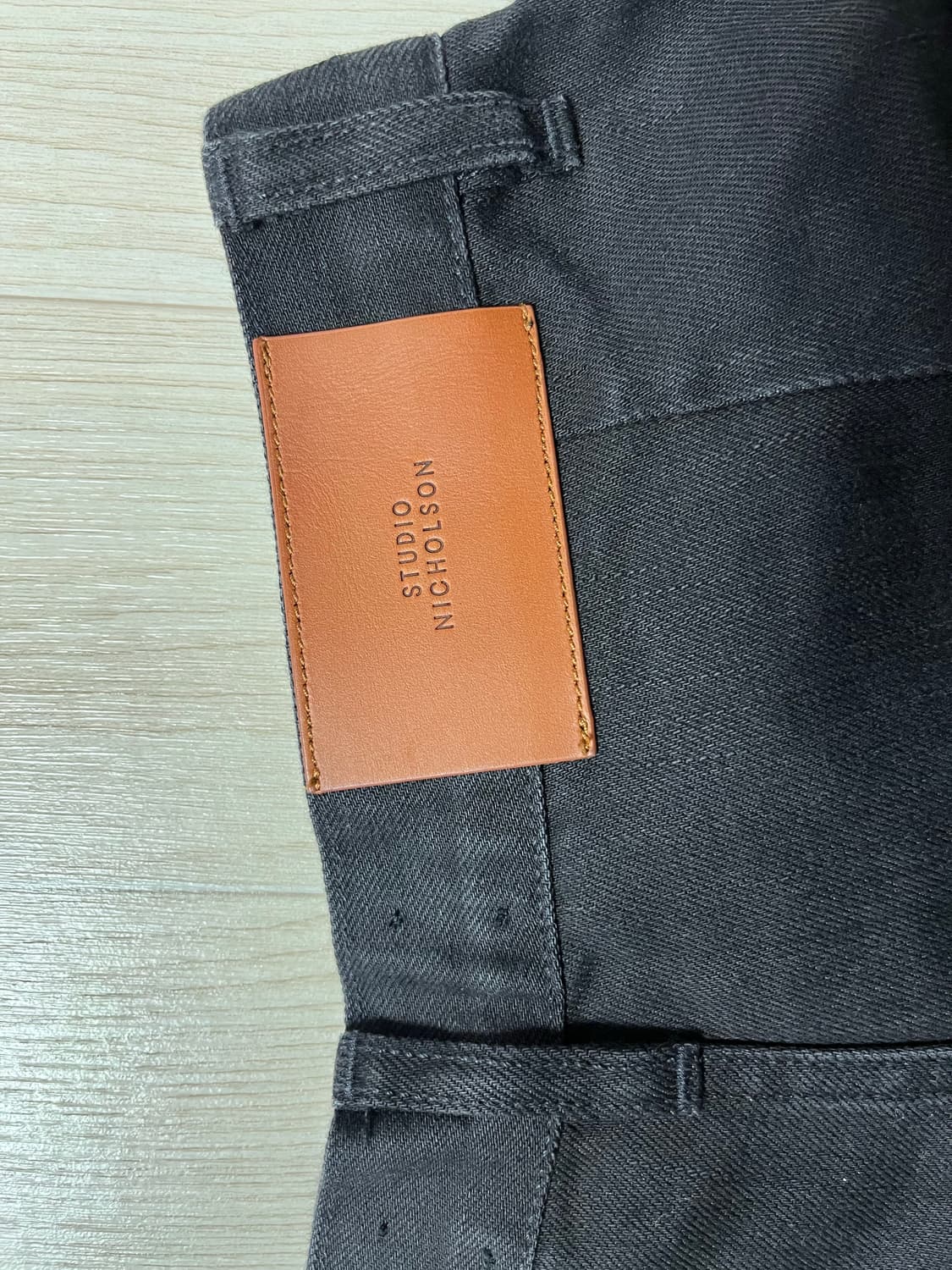 [Studio Nicholson]푸크 워시드 데님_워시드 블랙 (S) 상품이미지7