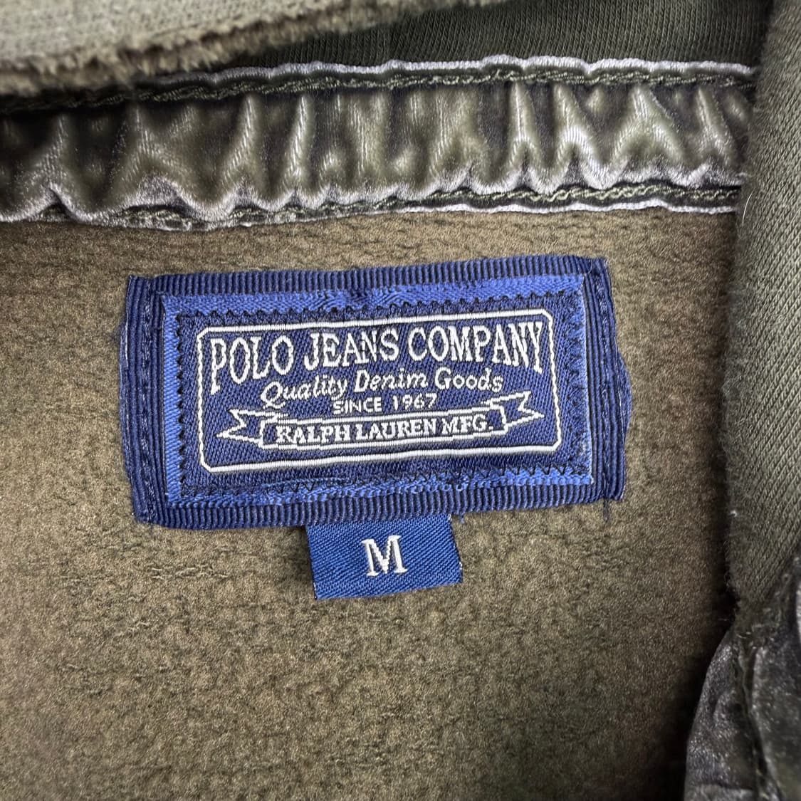 폴로 진스 빈티지 rl패치 로고 카키 후드티 M 상품이미지7