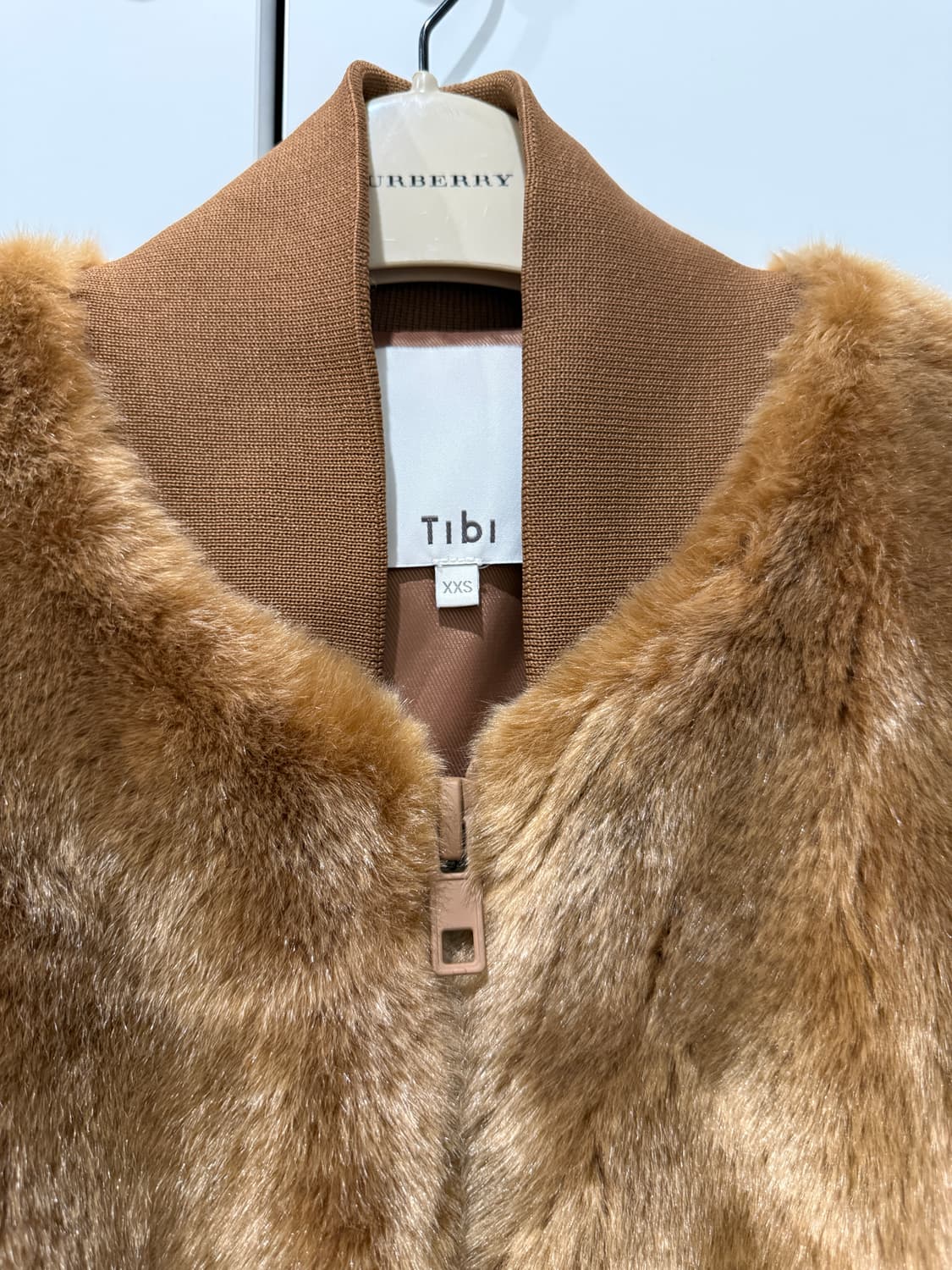 Tibi 인조 모피 에코퍼 XXS 브라운 (44-55 추천) 상품이미지2